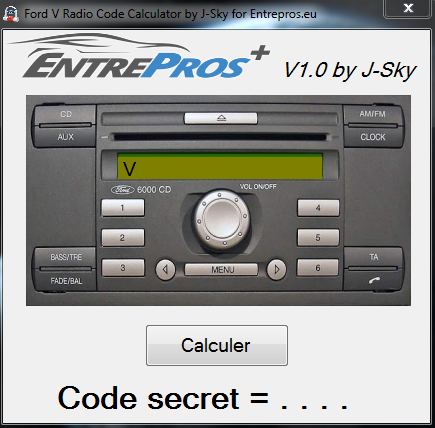More information about "Ford V series Radio code calculator - generator - Unlocked - UNLIMITED"
