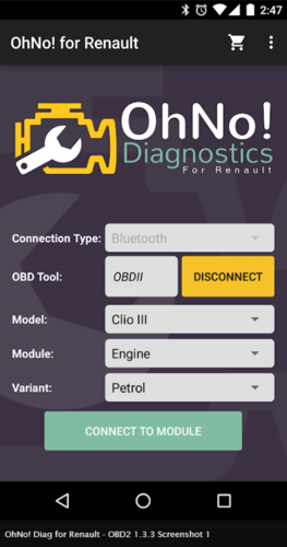 More information about "OhNo! Diag for Renault - OBD2 1.3.3 APK"