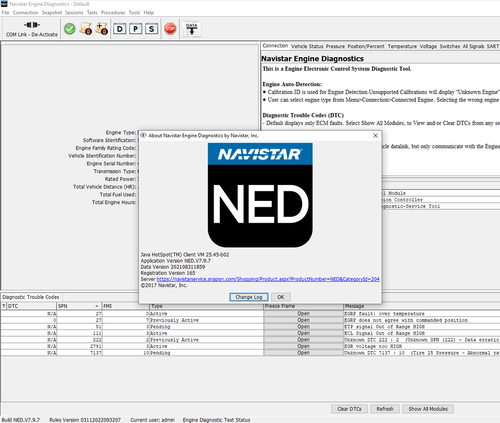 More information about "International Navistar Engine Diagnostics NED 2021 FULL"