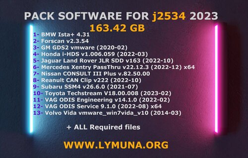 More information about "PACK SOFTWARE FOR j2534 2023 FULL"