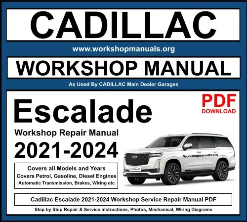 More information about "Cadillac Escalade (ESV) 2021, 2024 Service Repair Manual"