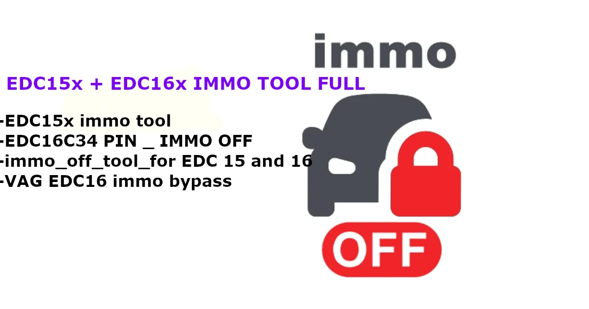 EDC15x + EDC16x IMMO TOOL