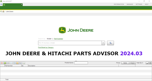 More information about "JOHN DEERE & HITACHI PARTS ADVISOR 2024.03"