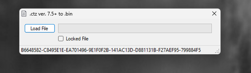 More information about "CTZ TO BIN TOOL"