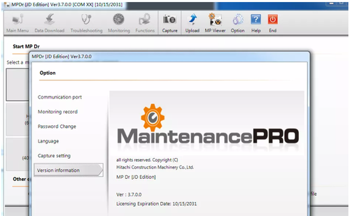 More information about "Hitachi Construction Machinery MPDr 3.7.00 + Patch "