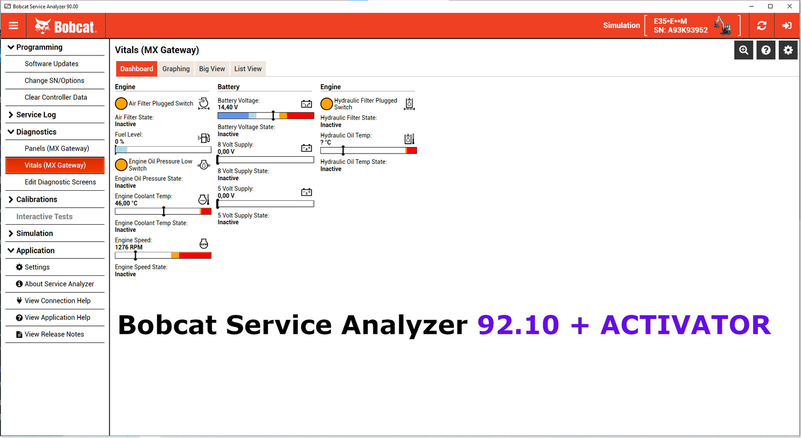 Bobcat Service Analyzer 92.10 + ACTIVATOR