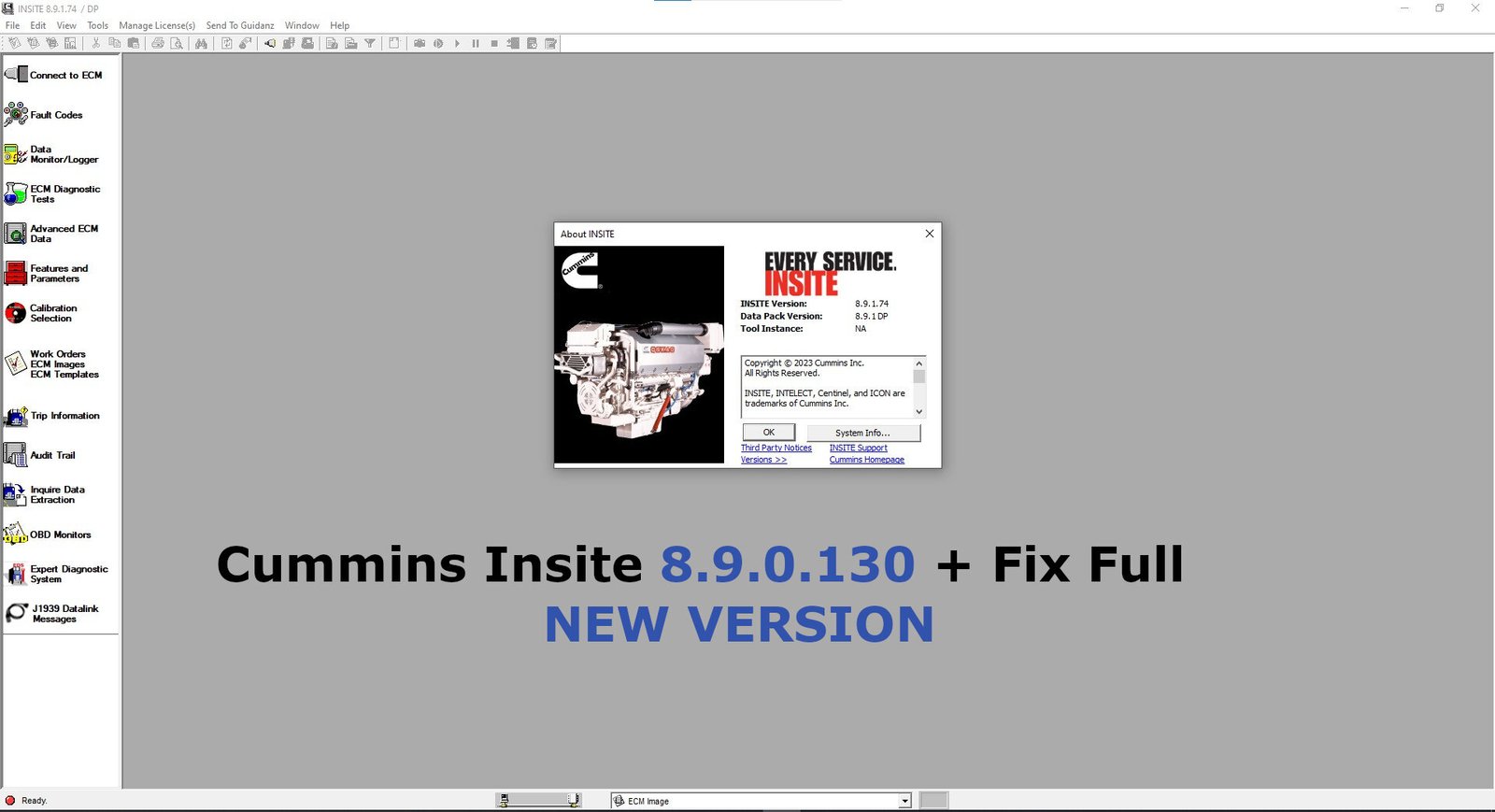 Cummins Insite 8.9.0.130 + Fix