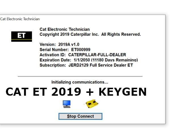 CAT ET 2019 + KEYGEN + PATCH