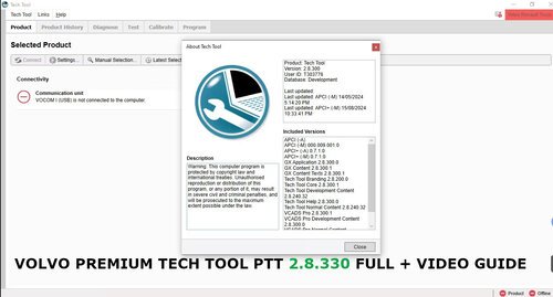 More information about "VOLVO PREMIUM TECH TOOL PTT 2.8.330 FULL"