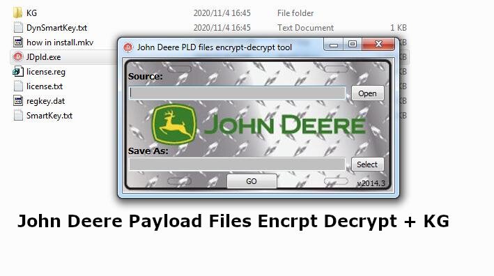 John Deere Payload Files Encrpt Decrypt + Keygen