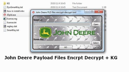 More information about "John Deere Payload Files Encrpt Decrypt + Keygen"