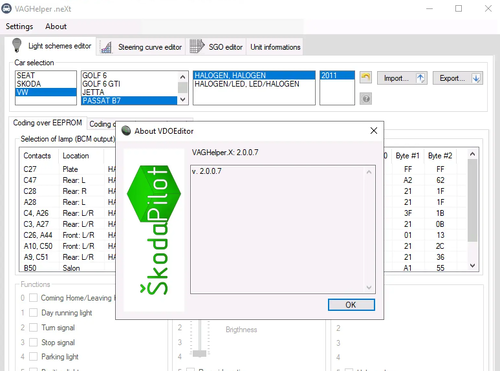 More information about "VAG Helper BCM Lighting SGO Coding Tool"