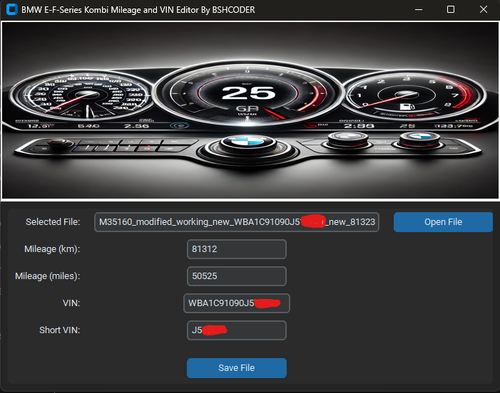 More information about "BMW E-F Series Kombi Mileage VIN Editor"