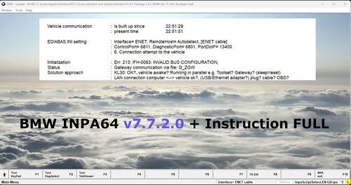 More information about "BMW INPA64 v7.7.2.0 + Instruction FULL"