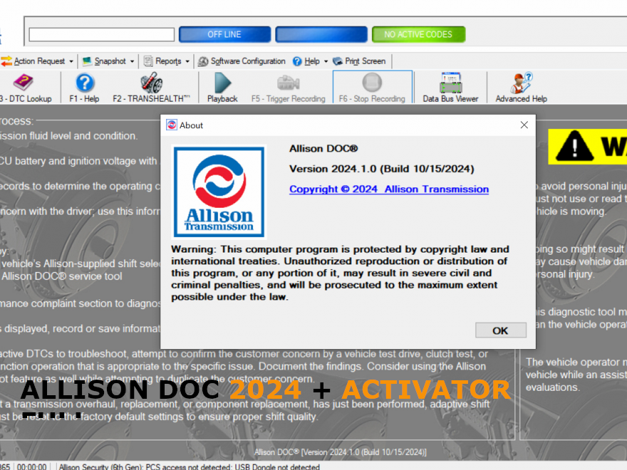 ALLISON DOC 2024 + ACTIVATOR FULL