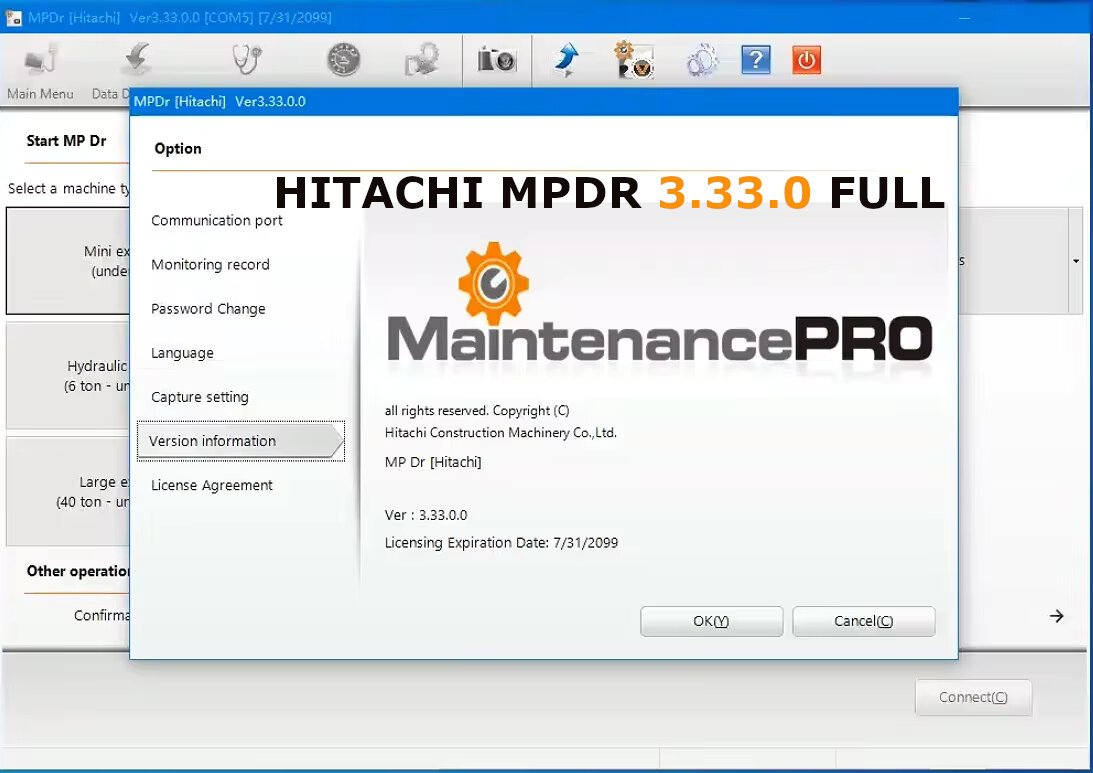 HITACHI MPDR 3.33.0 FULL