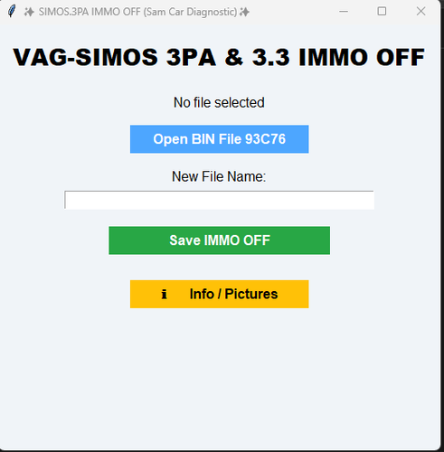 More information about "SIMOS 3PA 93C76 IMMO OFF TOOL"