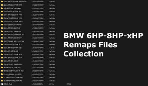 More information about "BMW 6HP-8HP-xHP Remaps Files Collection"