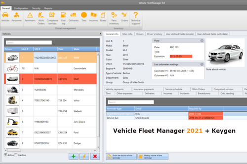 More information about "Vehicle Fleet Manager 2021 + Keygen"