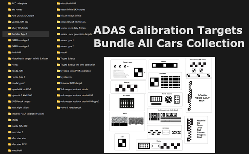 More information about "ADAS Calibration Targets Bundle All Cars Collection"