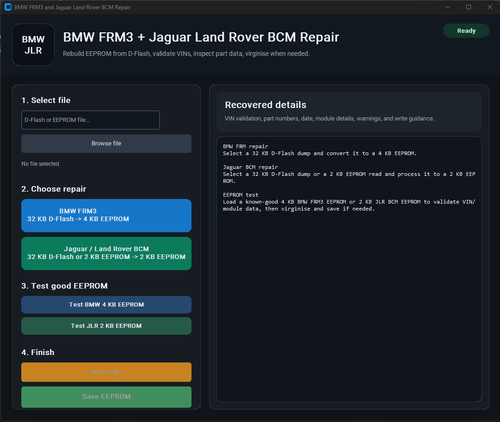 More information about "FRM3 and Range rover Bcm repair V3"