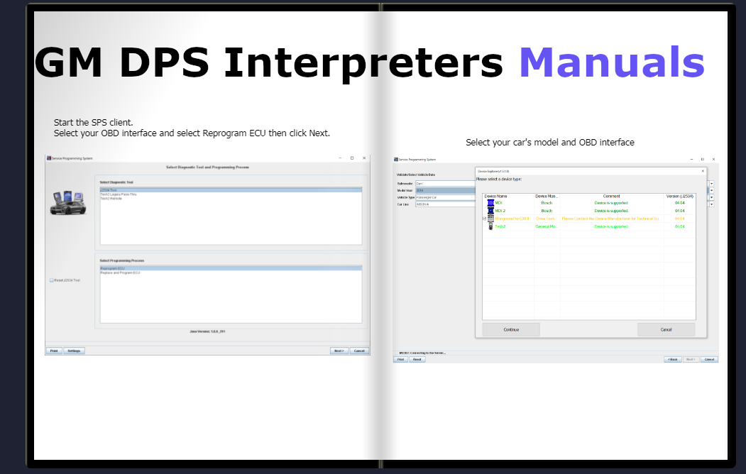 GM DPS Interpreters Manuals